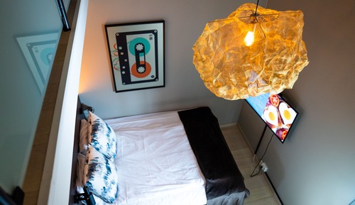 Habitación Deluxe doble, 1 cama doble con sofá cama, no fumadores