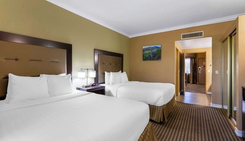 Habitación estándar, 2 camas de matrimonio, no fumadores, frigorífico