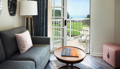 Habitación, 1 cama de matrimonio grande, no fumadores, vistas parciales al mar