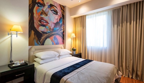 Suite junior, 1 cama de matrimonio grande, no fumadores, balcón