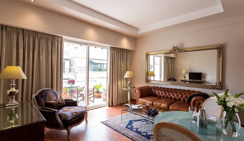 Suite Deluxe, varias camas, no fumadores, balcón