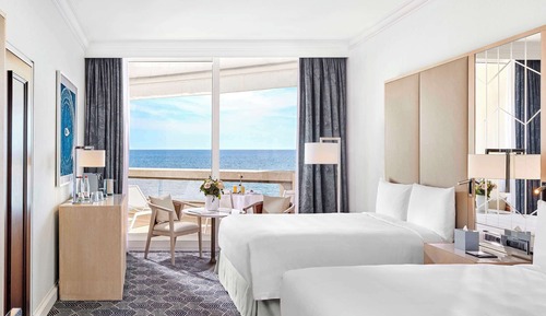 Habitación Deluxe, 2 camas dobles, vistas al mar