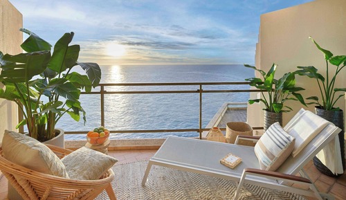 Habitación Deluxe, 1 cama de matrimonio grande, vistas al mar
