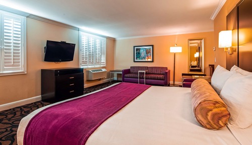 Suite, 1 cama de matrimonio grande, no fumadores, frigorífico y microondas (Walk-in Shower)