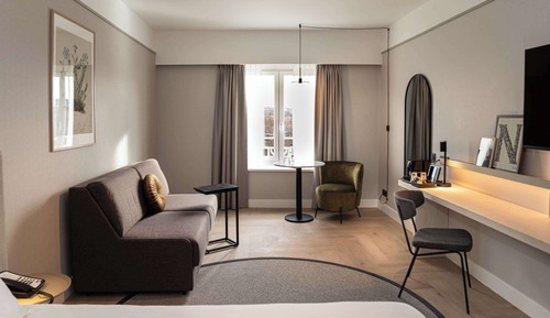 Habitación ejecutiva, 1 cama de matrimonio grande con sofá cama