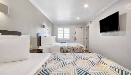 Habitación Deluxe, 2 camas de matrimonio, accesible para personas con discapacidad, no fumadores