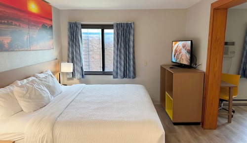 Suite, 1 cama de matrimonio grande, frigorífico y microondas