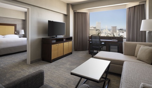 Suite, 1 cama de matrimonio grande con sofá cama, vistas a la bahía