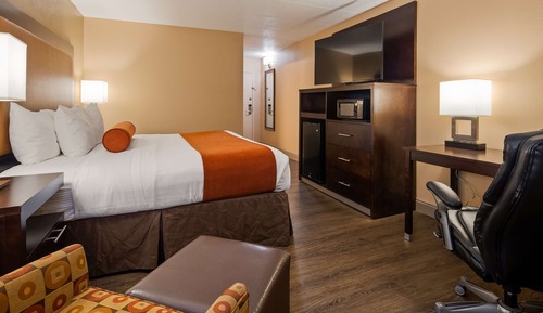 Habitación estándar, 1 cama de matrimonio grande, no fumadores, frigorífico y microondas