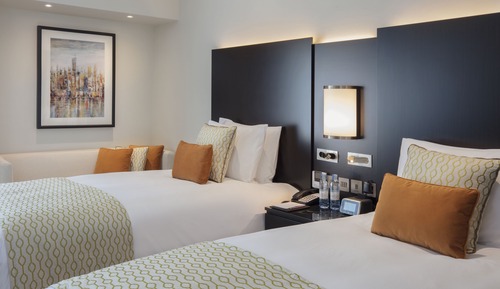 Habitación estándar, varias camas, vistas al jardín