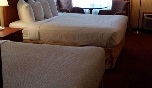 Habitación estándar, 2 camas de matrimonio, no fumadores, frigorífico y microondas
