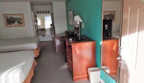 Habitación, 2 camas de matrimonio, no fumadores, frigorífico y microondas