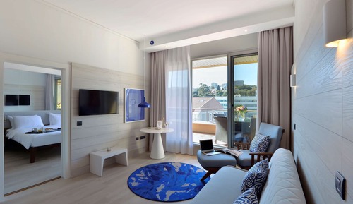 Suite junior, terraza, vistas a la montaña