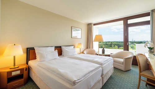Habitación estándar doble, vistas al jardín