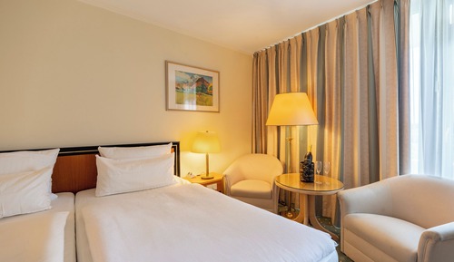 Habitación superior, vistas al jardín