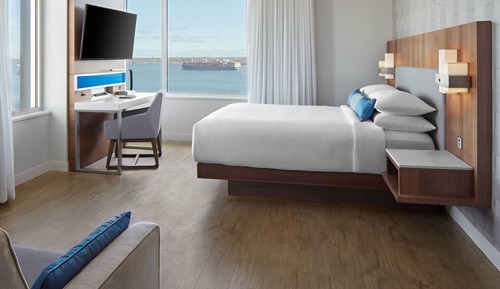 Habitación Deluxe, 1 cama de matrimonio, vistas al río, en esquina
