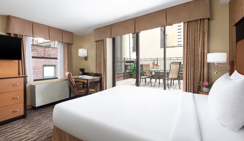 Habitación superior, 1 cama de matrimonio, terraza (Empire State)