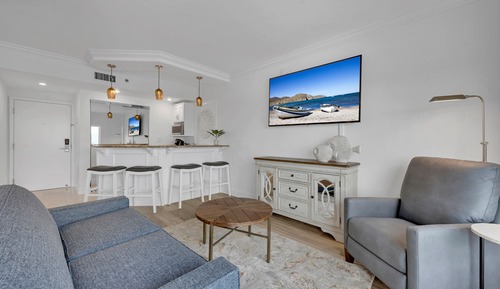 Suite estudio exclusiva, 1 cama de matrimonio grande con sofá cama, vistas a la bahía