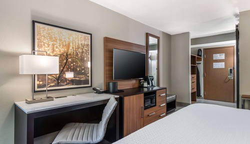 Habitación estándar, 1 cama de matrimonio grande, no fumadores, frigorífico y microondas