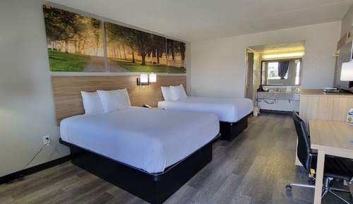 Habitación estándar, 2 camas de matrimonio, fumadores