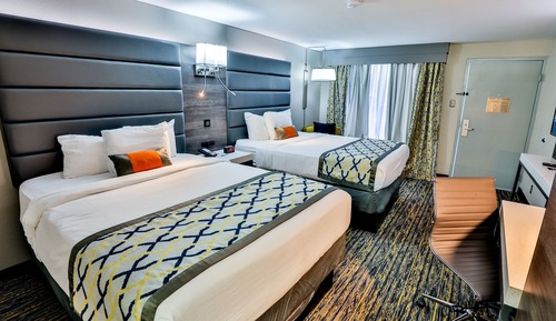 Habitación Deluxe, 2 camas de matrimonio, no fumadores