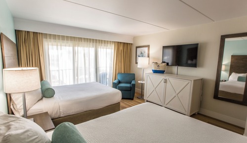 Suite, 2 camas de matrimonio (Side Ocean View)