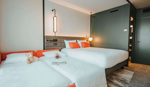 Habitación superior, 1 cama de matrimonio con sofá cama