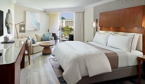 Habitación, 1 cama de matrimonio grande, balcón, vistas al complejo turístico