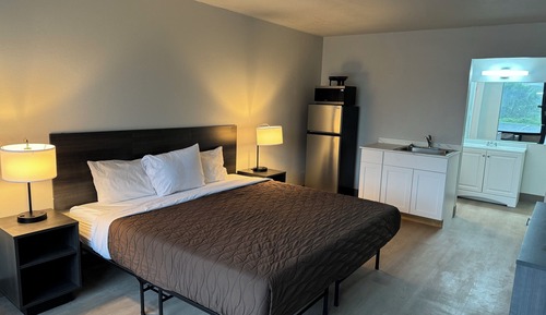 Estudio superior, 1 cama de matrimonio grande