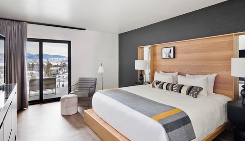 Habitación individual Deluxe, 1 cama de matrimonio grande con sofá cama, chimenea