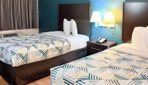 Habitación estándar, 2 camas dobles, fumadores, frigorífico y microondas