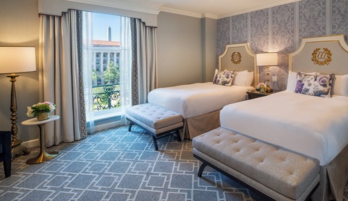 Suite, 2 camas de matrimonio (Willard, Washington Monument View)