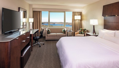 Habitación Premium, 1 cama de matrimonio grande con sofá cama, vistas al lago