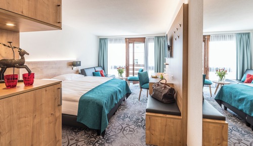Habitación panorámica doble, balcón