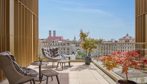 Suite junior, 1 habitación, no fumadores, vistas a la ciudad (Terrace)