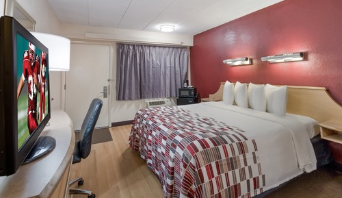 Habitación Deluxe, 1 cama de matrimonio grande (Roll-In Shower, Smoke Free)