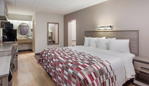 Suite, 1 cama de matrimonio grande, cocina (Jetted Tub, Smoke Free)