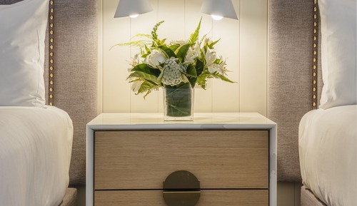 Habitación clásica, 2 camas dobles, vistas al jardín