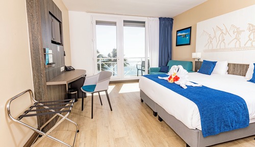 Habitación superior, vistas a la laguna