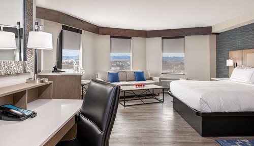 Habitación Deluxe, 1 cama de matrimonio grande, frigorífico, vistas a la montaña