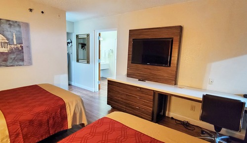 Suite estándar, 2 camas dobles, no fumadores, frigorífico y microondas