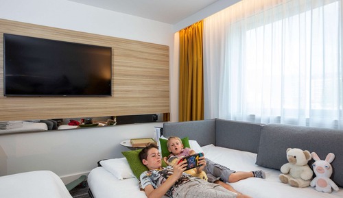 Habitación familiar, varias camas