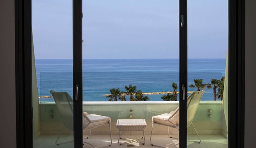 Habitación superior, 1 cama de matrimonio grande, no fumadores, vistas al mar