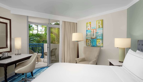 Habitación, 1 cama de matrimonio grande, vistas al jardín