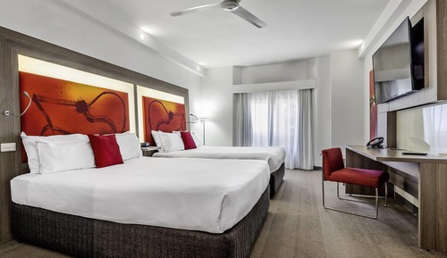 Habitación estándar con 2 camas individuales, 2 camas de matrimonio