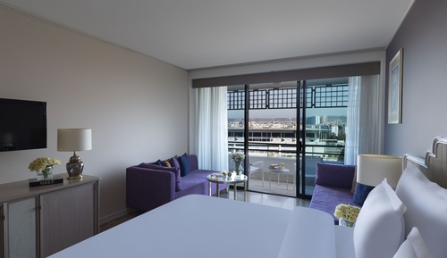 Habitación Confort, 1 cama doble con sofá cama, vistas a la ciudad