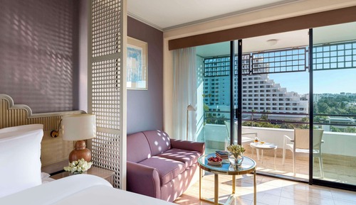 Habitación Deluxe, 1 cama de matrimonio grande, vistas al mar