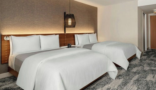 Suite junior, 2 camas de matrimonio, balcón, vistas a la bahía
