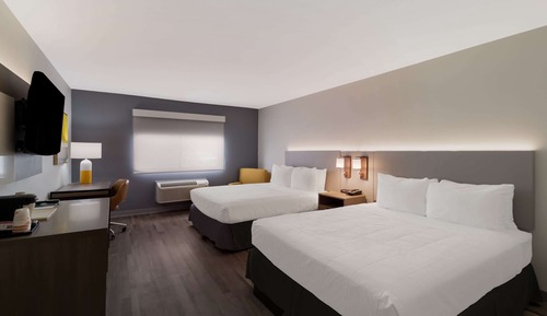 Habitación, 2 camas de matrimonio, accesible para personas con discapacidad, no fumadores
