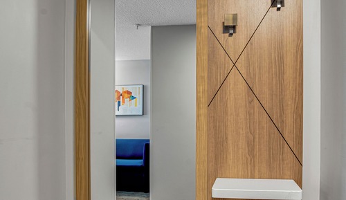 Suite, 1 cama de matrimonio con sofá cama